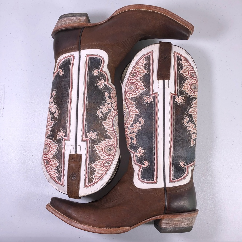 Ariat Alameda Cowgirl Boots 10011088 Weathered - Picture 3 of 10